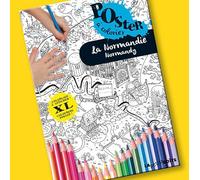 LA NORMANDIE POSTER COLORIAGE