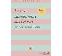 La note administrative aux concours