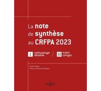 La note de synthèse au CRFPA 2023