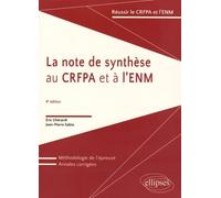La note de synthèse au CRFPA et à l'ENM