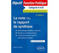 La note ou le rapport de synthèse