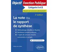 La note ou le rapport de synthèse - Philippe-Jean Quillien - Ellipses - broché - Scolaire / Universitaire