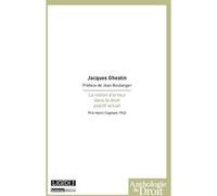 La notion d'erreur dans le droit positif actuel Jacques Ghestin (Auteur)