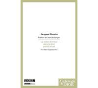 La notion d'erreur dans le droit positif actuel Prix henri capitant 1962 - Jacques Ghestin - Lgdj - broché - Etude