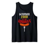 La Nourriture Allemande est Le Wurst. Costume Amusant et Facile pour l'Oktoberfest Débardeur