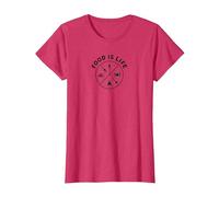 La Nourriture C'est la Vie : Le Bien-être culinaire Mode de Vie T-Shirt, Femme, Rouge chiné, S