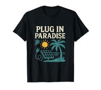 La nouveauté Plug in Paradise Electrician Pride Beach T-Shirt