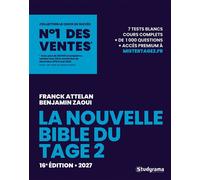 La nouvelle bible du tage 2 2027 - Franck Attelan - Studyrama Eds - broché - Scolaire / Universitaire