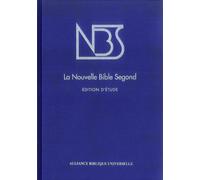 La Nouvelle Bible: Edition d'étude, bleu nuit