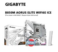 La nouvelle carte mère GIGABYTE GA B850M AORUS ELITE WIFI6E ICE prend en charge jusqu'à la série AMD Ryzen 9000, alimentation 12+2+2 / Socket AM5