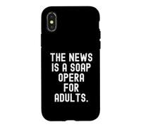 la Nouvelle est Un Feuilleton pour Adultes Witty Observational Coque pour iPhone X/XS