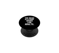 la Nouvelle est Un Feuilleton pour Adultes Witty Observational PopSockets PopGrip Adhésif