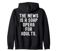 la Nouvelle est Un Feuilleton pour Adultes Witty Observational Sweat à Capuche