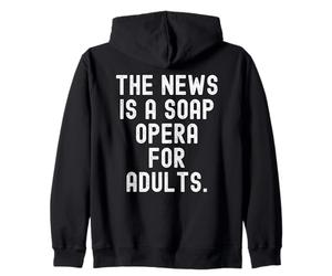 la Nouvelle est Un Feuilleton pour Adultes Witty Observational Sweat à Capuche