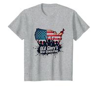La Nouvelle génération d'Old Glory T-Shirt, Enfant, Gris Chiné, 2 Ans
