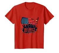La Nouvelle génération d'Old Glory T-Shirt, Enfant, Rouge, 3 Ans