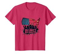 La Nouvelle génération d'Old Glory T-Shirt, Enfant, Rouge chiné, 12 Ans