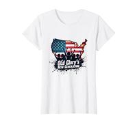 La Nouvelle génération d'Old Glory T-Shirt, Femme, Blanc, L