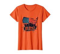 La Nouvelle génération d'Old Glory T-Shirt, Femme, Orange, XXL