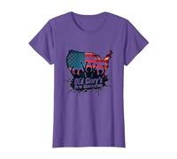 La Nouvelle génération d'Old Glory T-Shirt, Femme, Violet chiné, XL