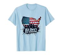 La Nouvelle génération d'Old Glory T-Shirt, Homme, Bleu Céleste, M