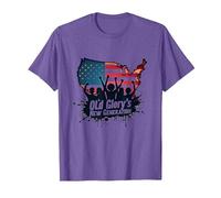 La Nouvelle génération d'Old Glory T-Shirt, Homme, Violet chiné, 3XL