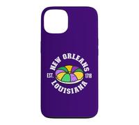 La Nouvelle-Orléans, J'adore la Nouvelle-Orléans, Kings Cake, Mardi Gras Coque pour iPhone 13
