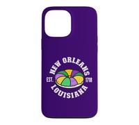 La Nouvelle-Orléans, J'adore la Nouvelle-Orléans, Kings Cake, Mardi Gras Coque pour iPhone 13 Pro Max