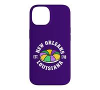 La Nouvelle-Orléans, J'adore la Nouvelle-Orléans, Kings Cake, Mardi Gras Coque pour iPhone 14