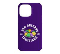 La Nouvelle-Orléans, J'adore la Nouvelle-Orléans, Kings Cake, Mardi Gras Coque pour iPhone 14 Pro Max