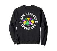 La Nouvelle-Orléans, J'adore la Nouvelle-Orléans, Kings Cake, Mardi Gras Sweatshirt