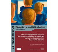 La Nouvelle Revue Ecole et Société Inclusive n°104 - INSEI - Champ Social Eds Du - broché - Revue