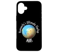 La Nouvelle Startup de Mars Humanity Coque pour iPhone 16 Plus
