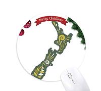 la nouvelle - zélande verdure sunshine island tapis de souris en caoutchouc de sapin de noël