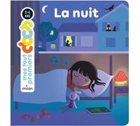 Camille Laurans, illustré par Ninie – La nuit – Document jeunesse – Cartonné (Milan)