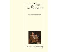 La Nuit de Valognes - Éric-Emmanuel Schmitt - Actes Sud-Papiers - broché - Théâtre