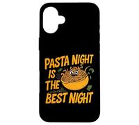 La Nuit des pâtes est la Meilleure soirée pour Les pâtes Coque pour iPhone 16 Plus