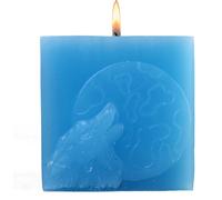 La nuit du loup * Bougie cube parfumée Mer Côte Brise Ciel Bleu clair