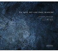 La nuit est une page blanche Poèmes, dessins, photographies - Cyril Dion - Les Heures Breves - relié - Beau livre