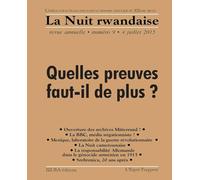 La Nuit Rwandaise n°9 - revue annuelle, 7 avril 2015
