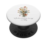 Là où il y a Un Amour de la Nature, il y a de la Joie - Léon Tolstoï PopSockets PopGrip Adhésif