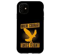 Là où Le Courage Prend Son envol | La fauconnerie Coque pour iPhone 11
