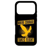 Là où Le Courage Prend Son envol | La fauconnerie Coque pour iPhone 17 Pro