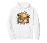 Là où Le Seigneur Guide, Le Seigneur pourvoit - Ésaïe 58:11 Retro Sweat à Capuche