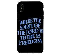 Là où l'esprit du Seigneur est la liberté Religion chrétienne Coque pour iPhone XS Max
