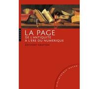 La page de l'antiquité à l'ère du numérique. Histoire, usages, esthétiques