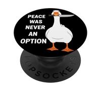 La Paix Amusante n'a jamais été Une Option Canard PopSockets PopGrip Adhésif