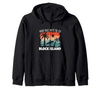 La Paix au Bord de la mer - Block Island Sweat à Capuche