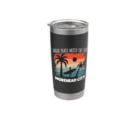 La paix au bord de la mer - Morehead City Gobelet isotherme en acier inoxydable double paroi