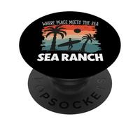 La Paix au Bord de la mer - Sea Ranch PopSockets PopGrip Adhésif